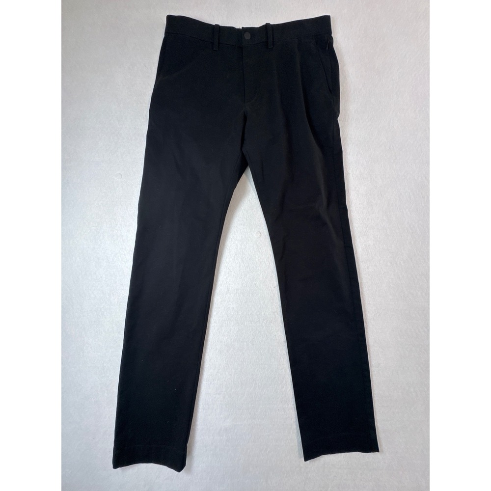 J.Crew‎ Thompson Flex Mens Slim Fit Pants Black W32 L34 Cotton Blend Stretch